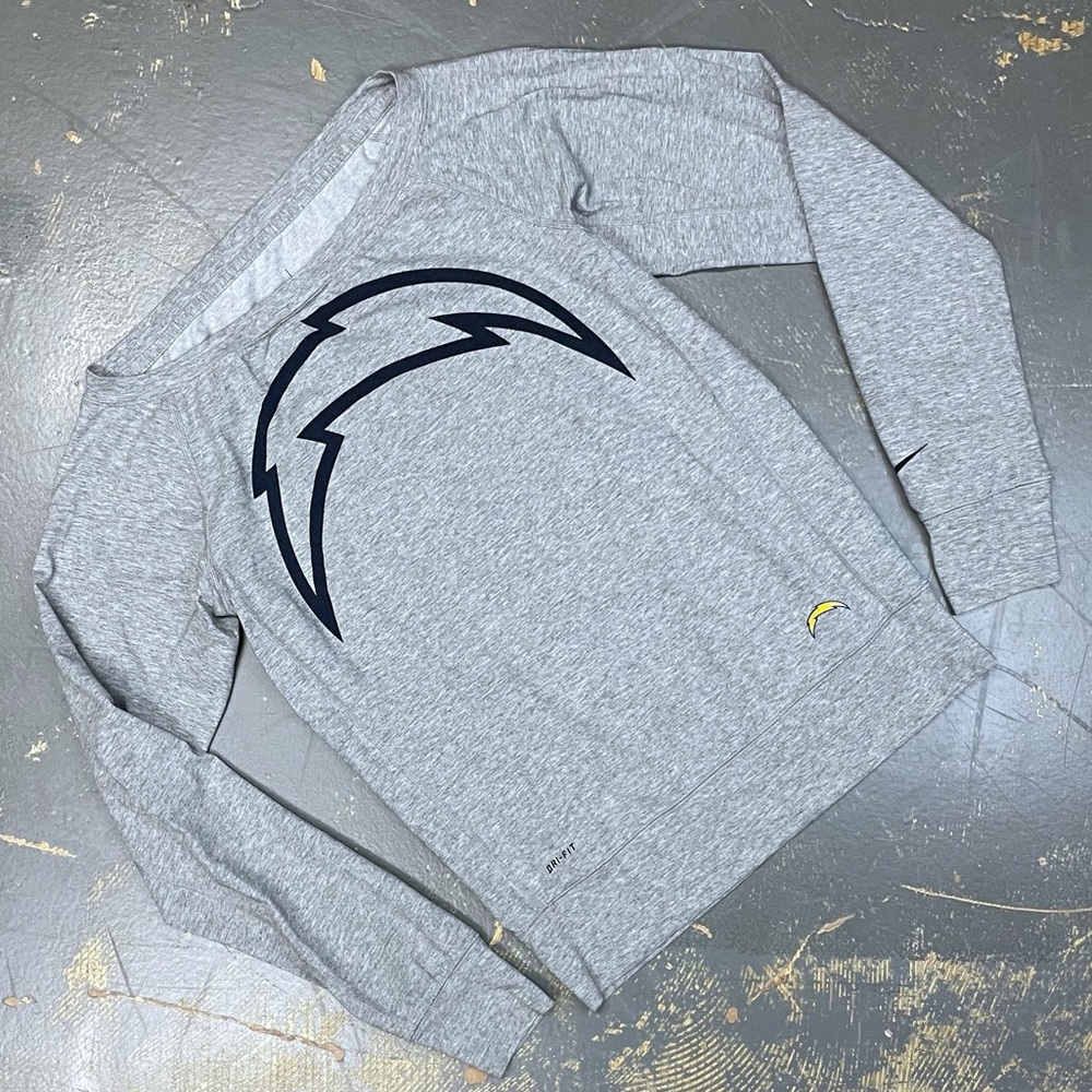 Nike Los Angeles Chargers Pull Over Sweater 536833-063 XS NFL Football San Diego